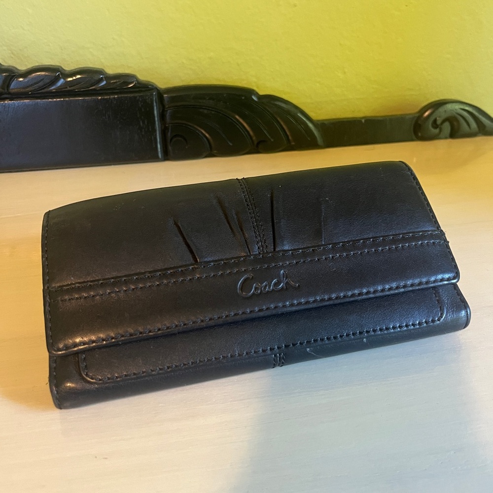 Coach leather wallet